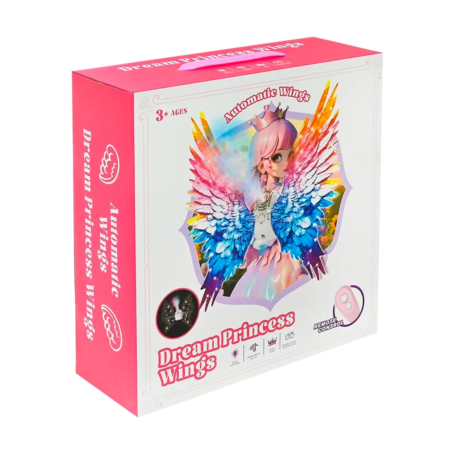 Дитяча іграшка-крила Shantou Jinxing Dream Princess Wings з музичними та світловими ефектами, від 3 років (3688-T3)